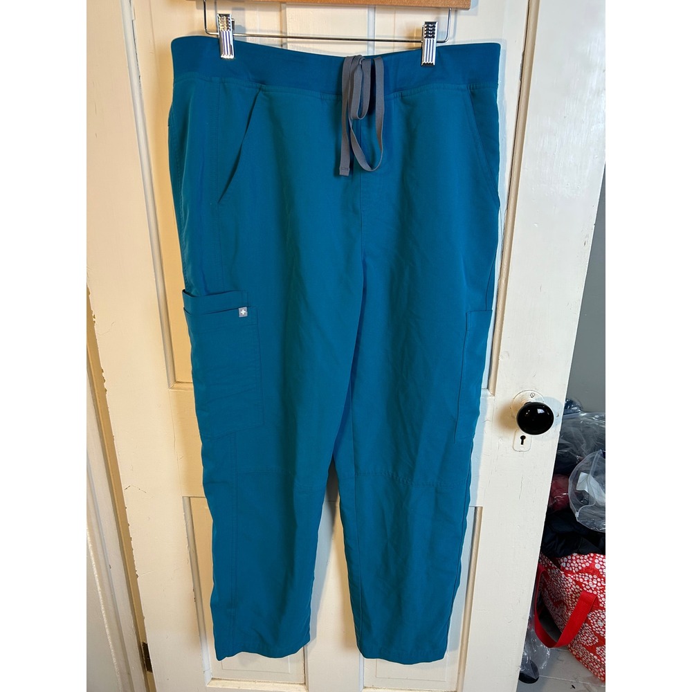 FIGS‎ Men Teal Blue Technical Collection Scrub Pants T2001S Size XL Short